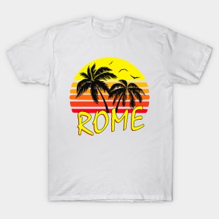 Rome Retro Sunset T-Shirt